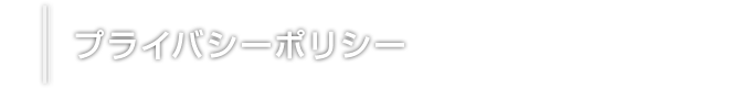 プライバシーポリシー